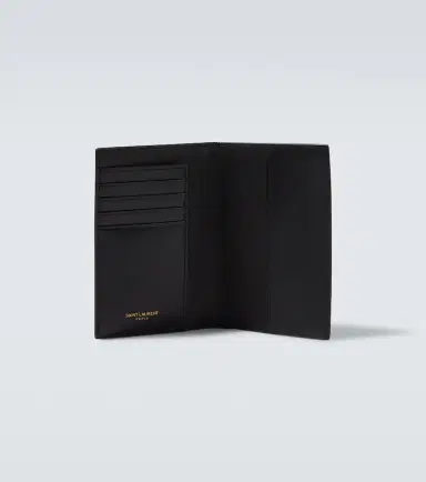 Saint Laurent Cassandre leather passport holder | Thumbnail 3