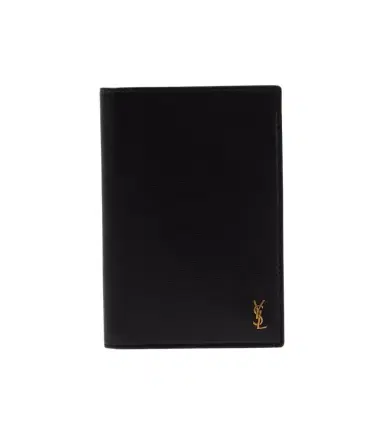 Saint Laurent Cassandre leather passport holder | Thumbnail 1