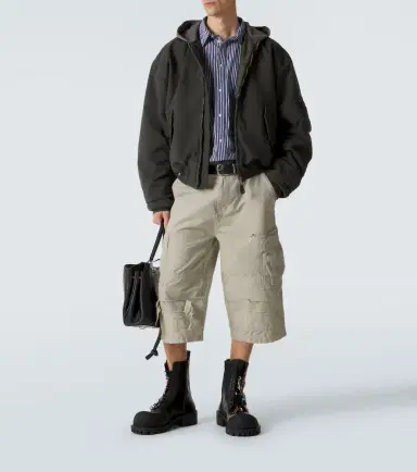 Balenciaga Cropped cotton cargo pants | Thumbnail 4 Balenciaga Cropped cotton cargo pants | Thumbnail 4