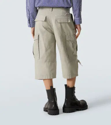 Balenciaga Cropped cotton cargo pants | Thumbnail 5 Balenciaga Cropped cotton cargo pants | Thumbnail 5