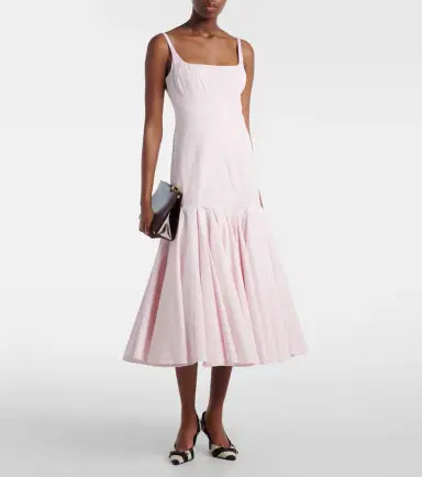 Jacquemus Tourni striped raffia-effect pumps | Thumbnail 6