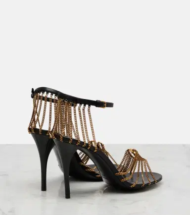 Saint Laurent Babylone 90 leather sandals | Thumbnail 3 Saint Laurent Babylone 90 leather sandals | Thumbnail 3