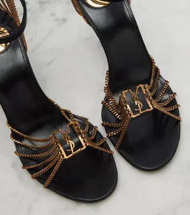 Saint Laurent Babylone 90 leather sandals | Thumbnail 4 Saint Laurent Babylone 90 leather sandals | Thumbnail 4