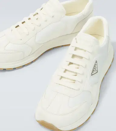 Prada Prax Re-Nylon suede-trimmed sneakers | Thumbnail 2