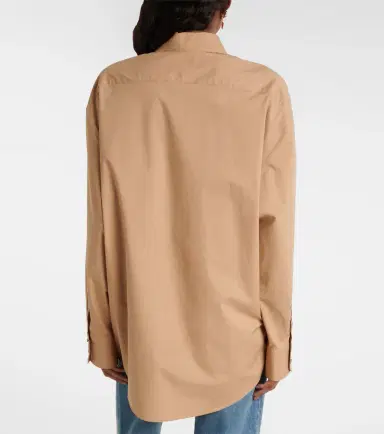 Saint Laurent Cassandre cotton poplin shirt | Thumbnail 3