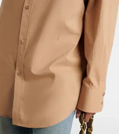 Saint Laurent Cassandre cotton poplin shirt | Thumbnail 4