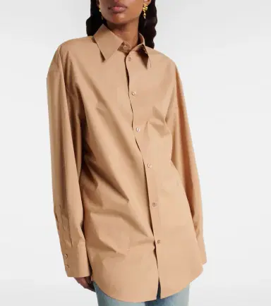 Saint Laurent Cassandre cotton poplin shirt | Thumbnail 5