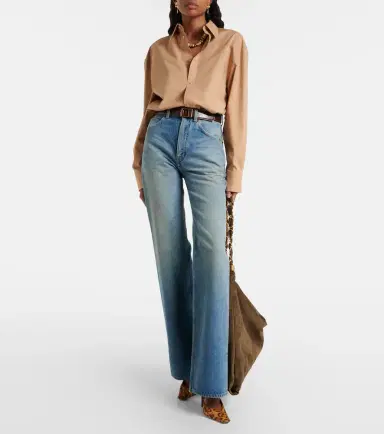 Saint Laurent Cassandre cotton poplin shirt | Thumbnail 6