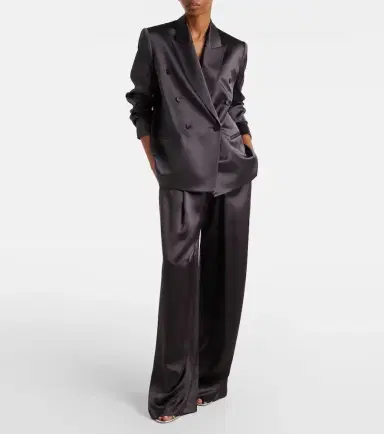 The Sei Silk satin wide-leg pants | Thumbnail 6