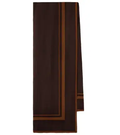 Saint Laurent Cassandre printed wool twill scarf | Thumbnail 1