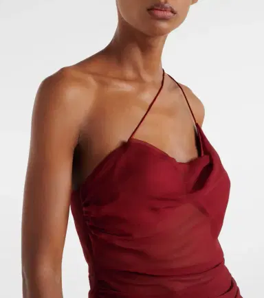 The Sei Sheer silk chiffon gown | Thumbnail 2