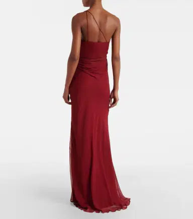 The Sei Sheer silk chiffon gown | Thumbnail 6