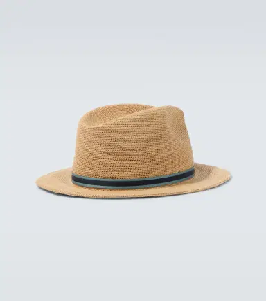 Borsalino Argentina crochet straw fedora | Thumbnail 2