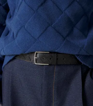 Bottega Veneta Intrecciato leather belt | Thumbnail 4