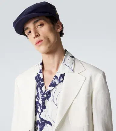BORSALINO Suede newsboy cap | Thumbnail 4