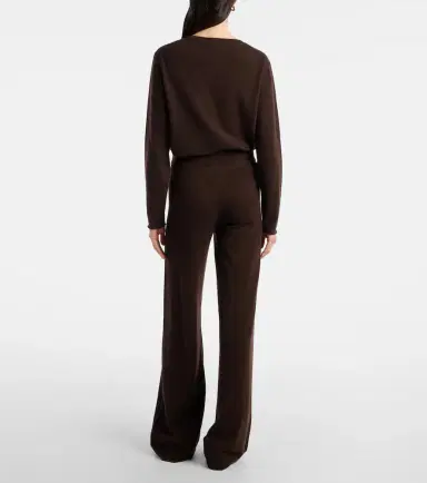 Jardin des Orangers Wool and cashmere wide-leg pants | Thumbnail 6