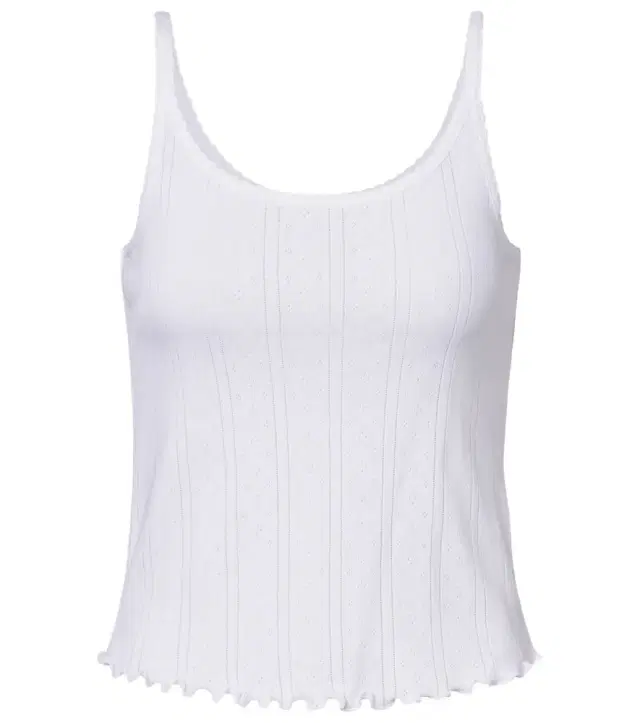 Róhe Pointelle cotton top