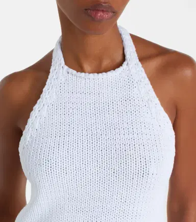 RÓHE Róhe Knitted halterneck cotton top | Thumbnail 5 RÓHE Róhe Knitted halterneck cotton top | Thumbnail 5