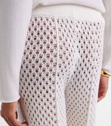 Jardin des Orangers Open-knit wool and cashmere wide-leg pants | Thumbnail 3 Jardin des Orangers Open-knit wool and cashmere wide-leg pants | Thumbnail 3
