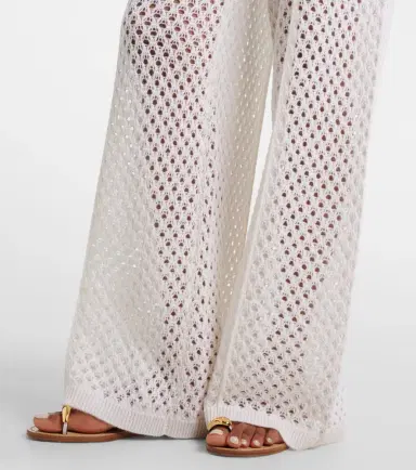 Jardin des Orangers Open-knit wool and cashmere wide-leg pants | Thumbnail 6 Jardin des Orangers Open-knit wool and cashmere wide-leg pants | Thumbnail 6
