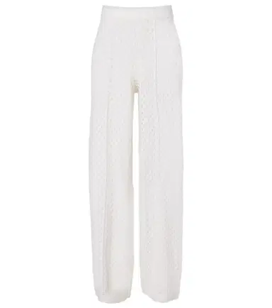 Jardin des Orangers Open-knit wool and cashmere wide-leg pants | Thumbnail 1 Jardin des Orangers Open-knit wool and cashmere wide-leg pants | Thumbnail 1