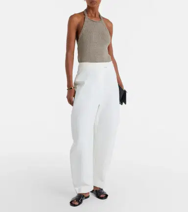 RÓHE Róhe Knitted halterneck cotton top | Thumbnail 2