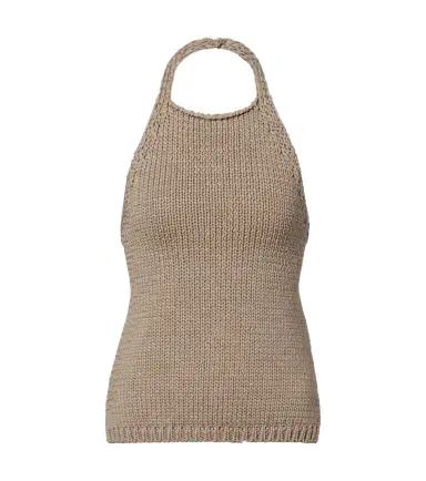 RÓHE Róhe Knitted halterneck cotton top | Thumbnail 1