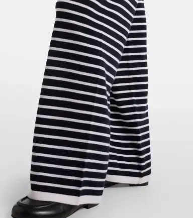 Jardin des Orangers Striped cashmere wide-leg pants | Thumbnail 2