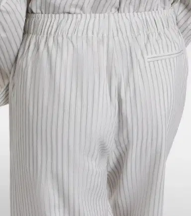 RÓHE Róhe Striped silk and cotton wide-leg pants | Thumbnail 4