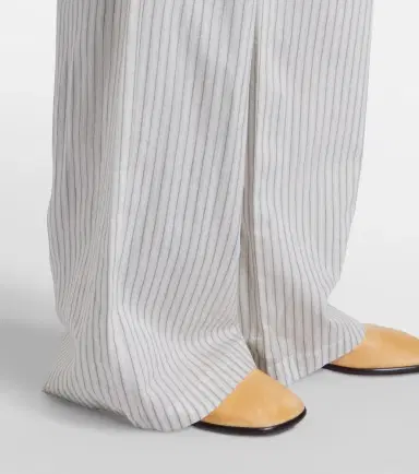 RÓHE Róhe Striped silk and cotton wide-leg pants | Thumbnail 6