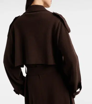 Jardin des Orangers Wool and cashmere trench coat | Thumbnail 5