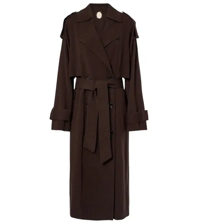 Jardin des Orangers Wool and cashmere trench coat