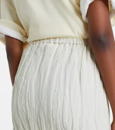 RÓHE Róhe Cotton-blend midi skirt | Thumbnail 3