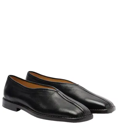 Lemaire Piped leather slip-on shoes | Thumbnail 1 Lemaire Piped leather slip-on shoes | Thumbnail 1