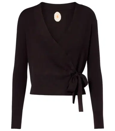 Jardin des Orangers Virgin wool wrap cardigan | Thumbnail 1