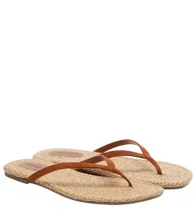 Staud Freja suede thong sandals | Thumbnail 1 Staud Freja suede thong sandals | Thumbnail 1