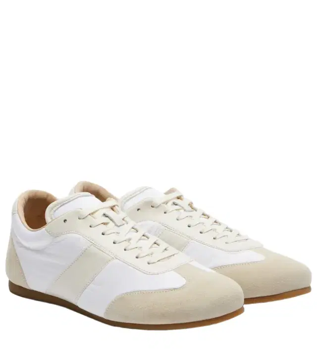 Lemaire Soft suede-trimmed sneakers