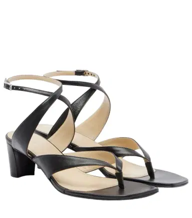 Lemaire Leather slingback thong sandals | Thumbnail 1 Lemaire Leather slingback thong sandals | Thumbnail 1