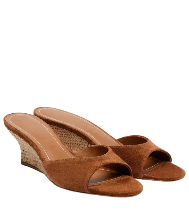 Brigitte 60 suede wedges