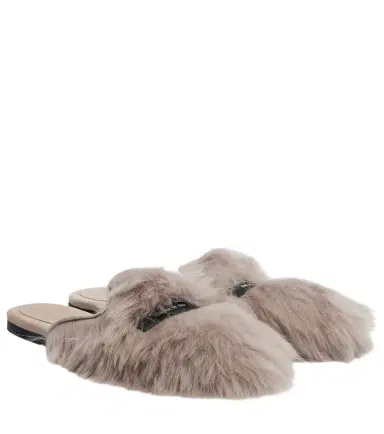 Dolce & Gabbana Shearling mules | Thumbnail 1