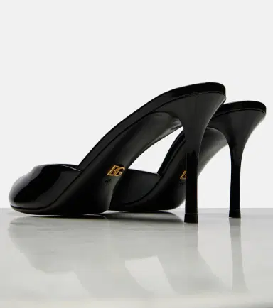 Dolce & Gabbana Keira patent leather mules | Thumbnail 3