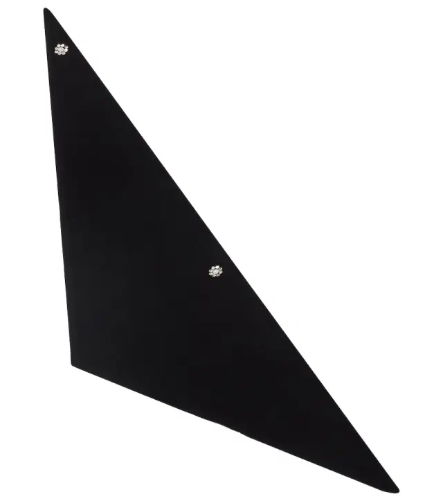 Simone Rocha Embellished cashmere scarf