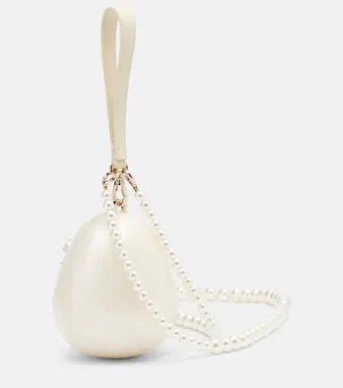 Simone Rocha Hare Pearl Egg embellished clutch | Thumbnail 2