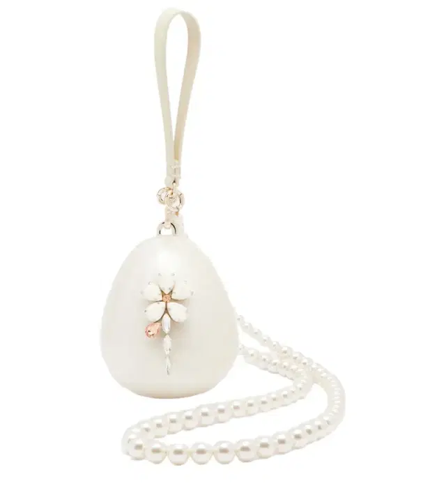 Hare Pearl Egg embellished clutch