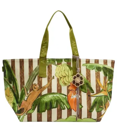 ALÉMAIS Alémais Toucan Tango Large canvas tote bag | Thumbnail 1