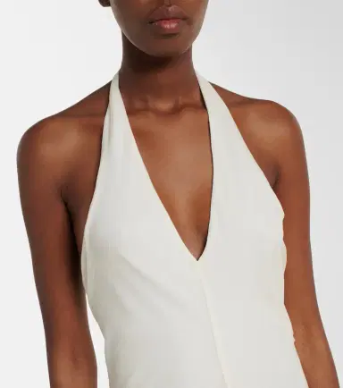 Staud Luma halterneck maxi dress | Thumbnail 2