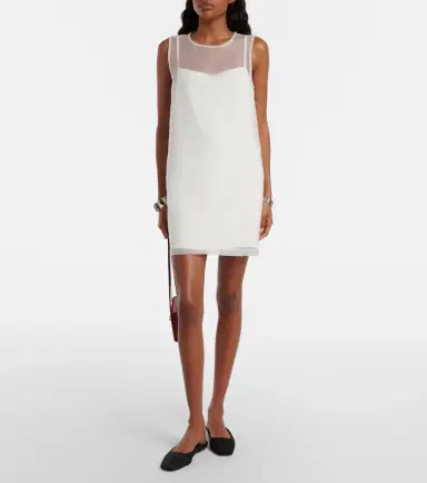 Staud Brea layered shift dress | Thumbnail 2