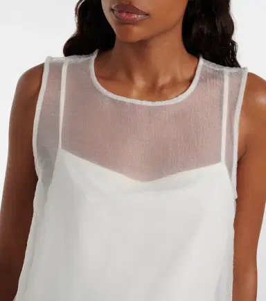Staud Brea layered shift dress | Thumbnail 4
