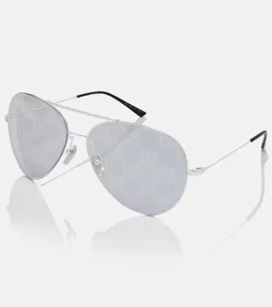Gucci Guccissima GG aviator sunglasses | Thumbnail 2