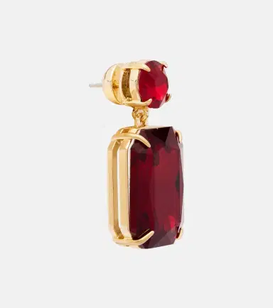 Carolina Herrera Embellished drop earrings | Thumbnail 2